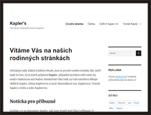 Tablet Screenshot of kapler.cz